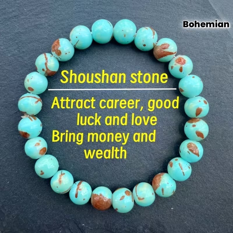 Crystal Energy Bracelet - Natural Gemstone Luck Bracelet European & American Niche Healing-Style Jewelry