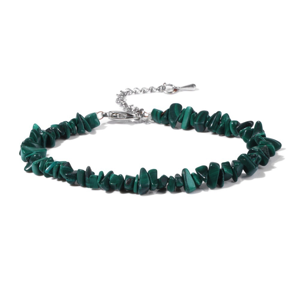 Natural Crystal Chip Adjustable Bracelets
