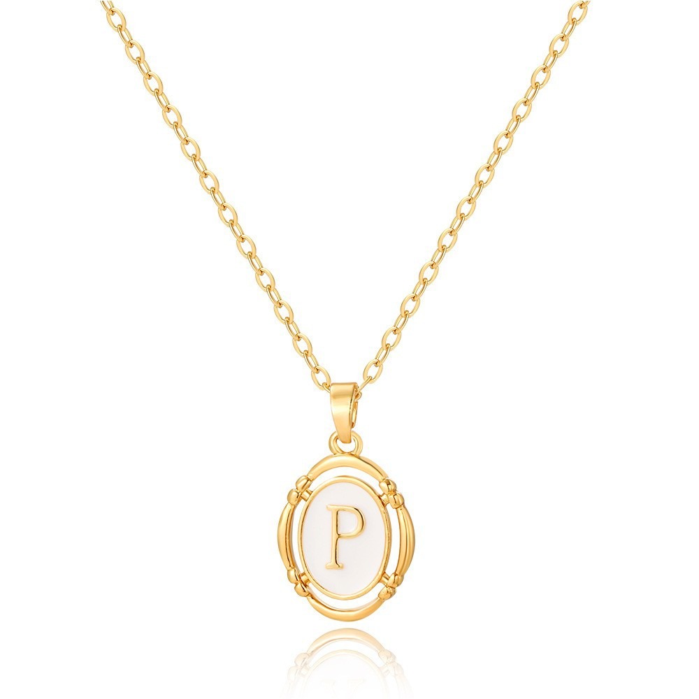 26 Letters Initial Necklace | Personalized Alphabet Pendant Chain