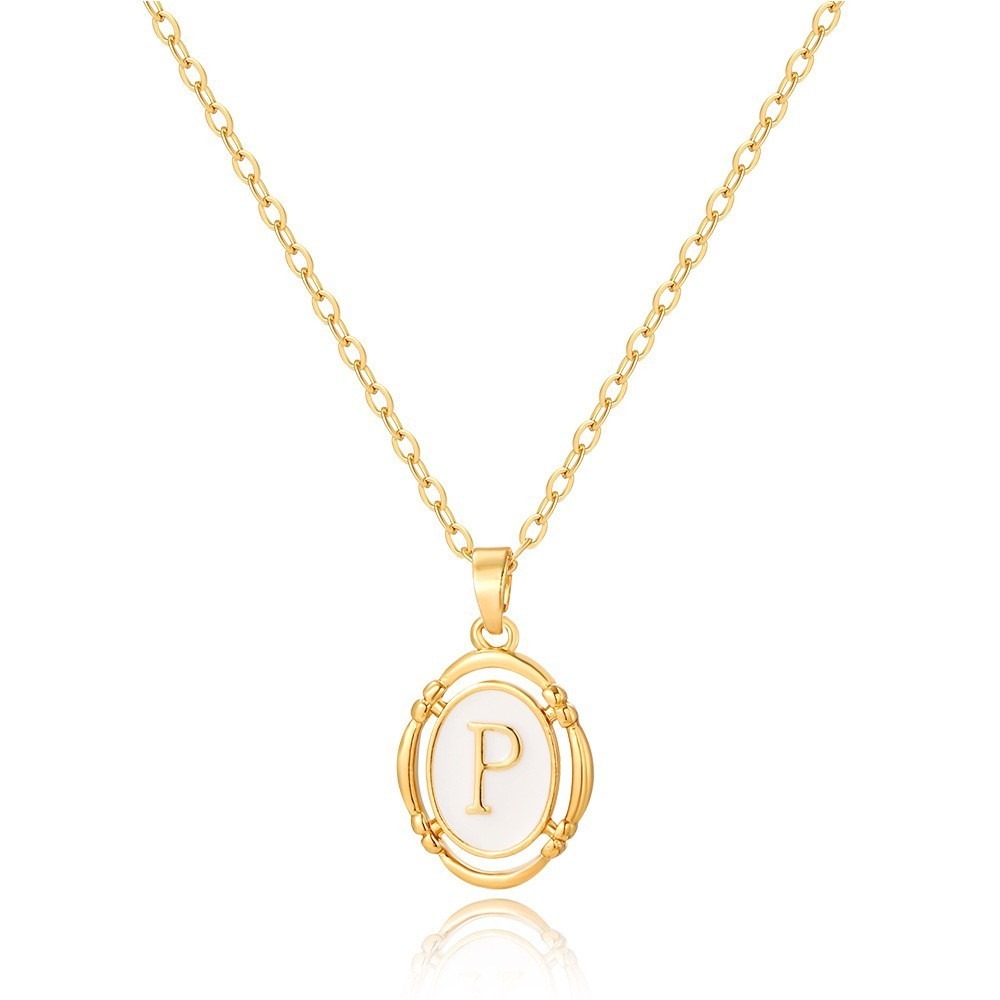 26 Letters Initial Necklace | Personalized Alphabet Pendant Chain