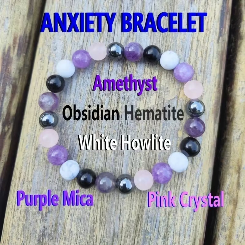 Crystal Energy Bracelet - Natural Gemstone Luck Bracelet European & American Niche Healing-Style Jewelry