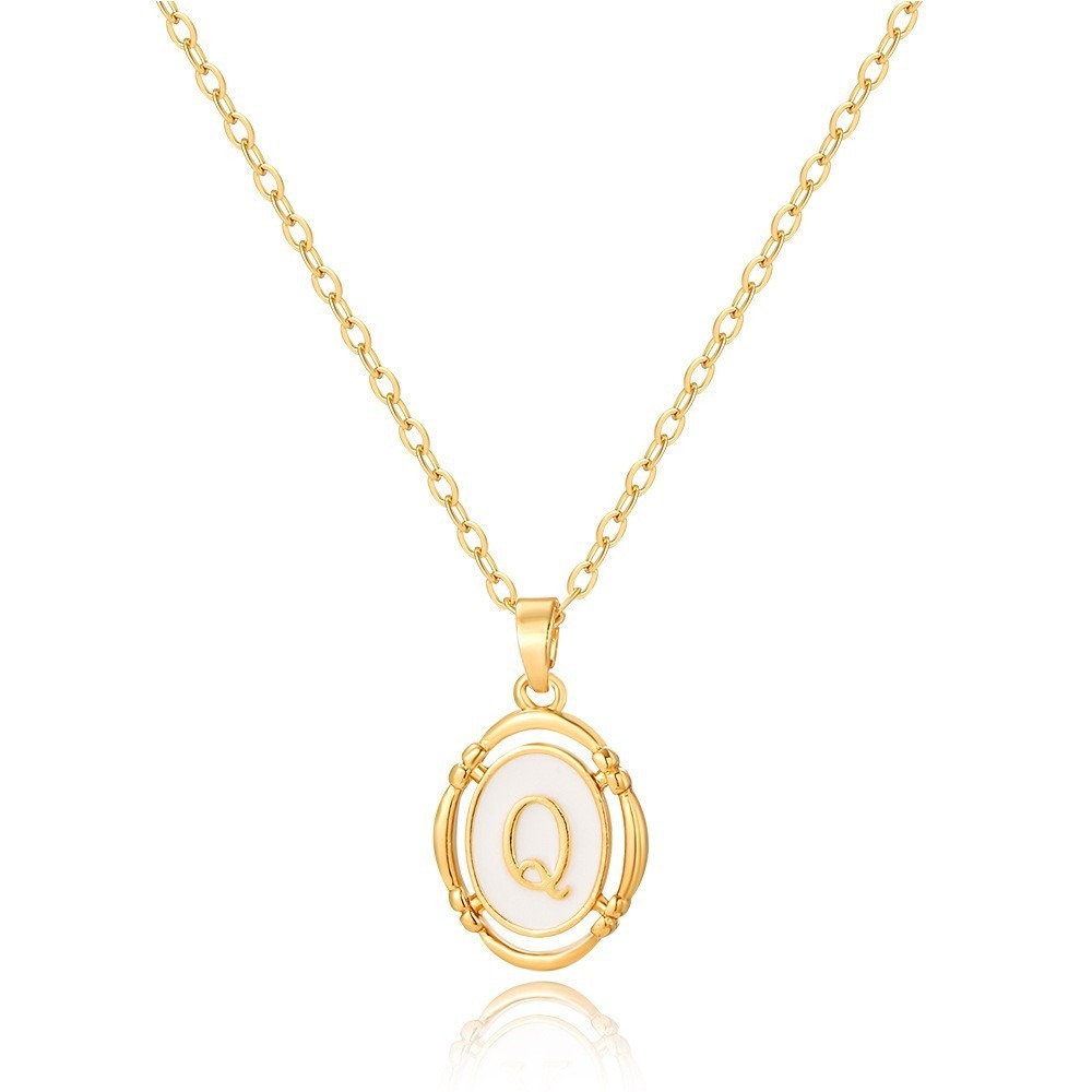 26 Letters Initial Necklace | Personalized Alphabet Pendant Chain