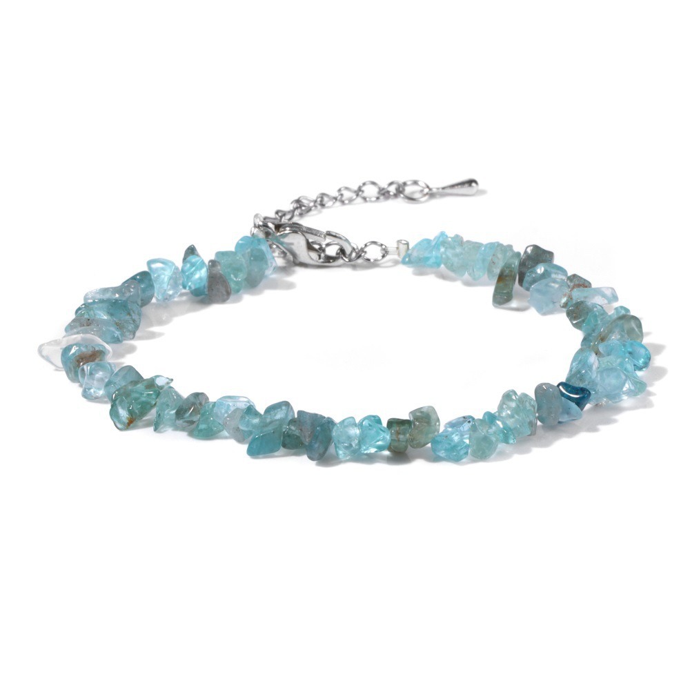 Natural Crystal Chip Adjustable Bracelets
