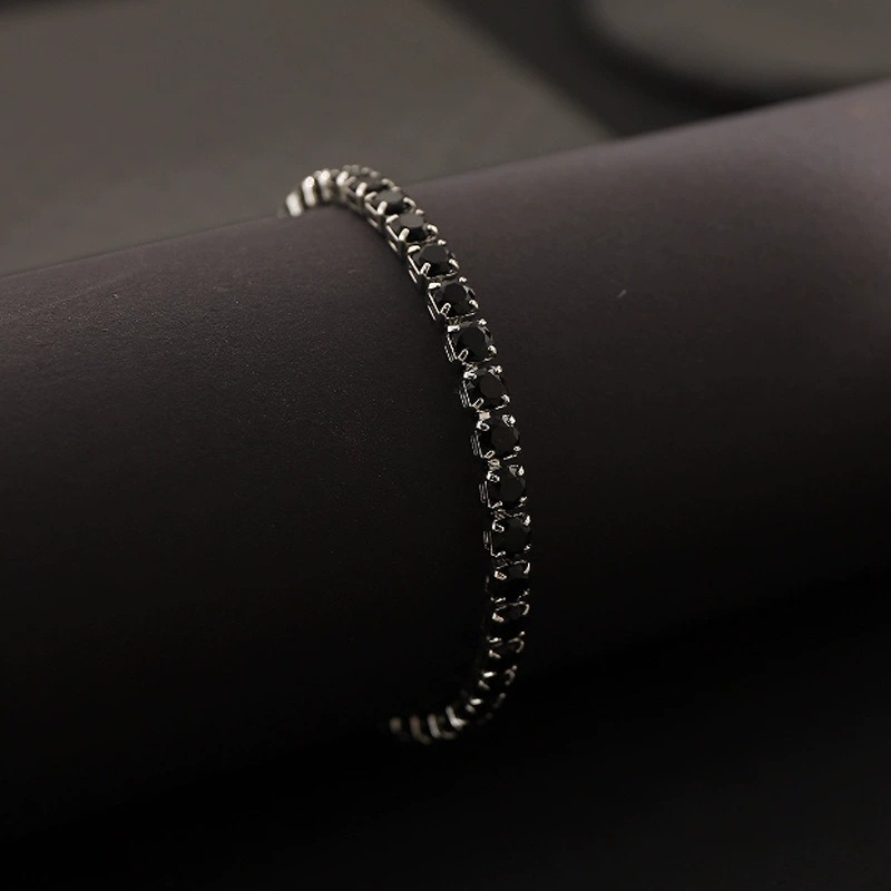 S925 Sterling Silver Classic 4mm Moissanite Tennis Bracelet