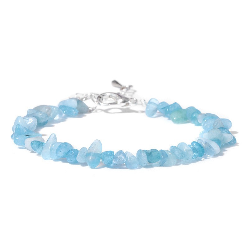Natural Crystal Chip Adjustable Bracelets