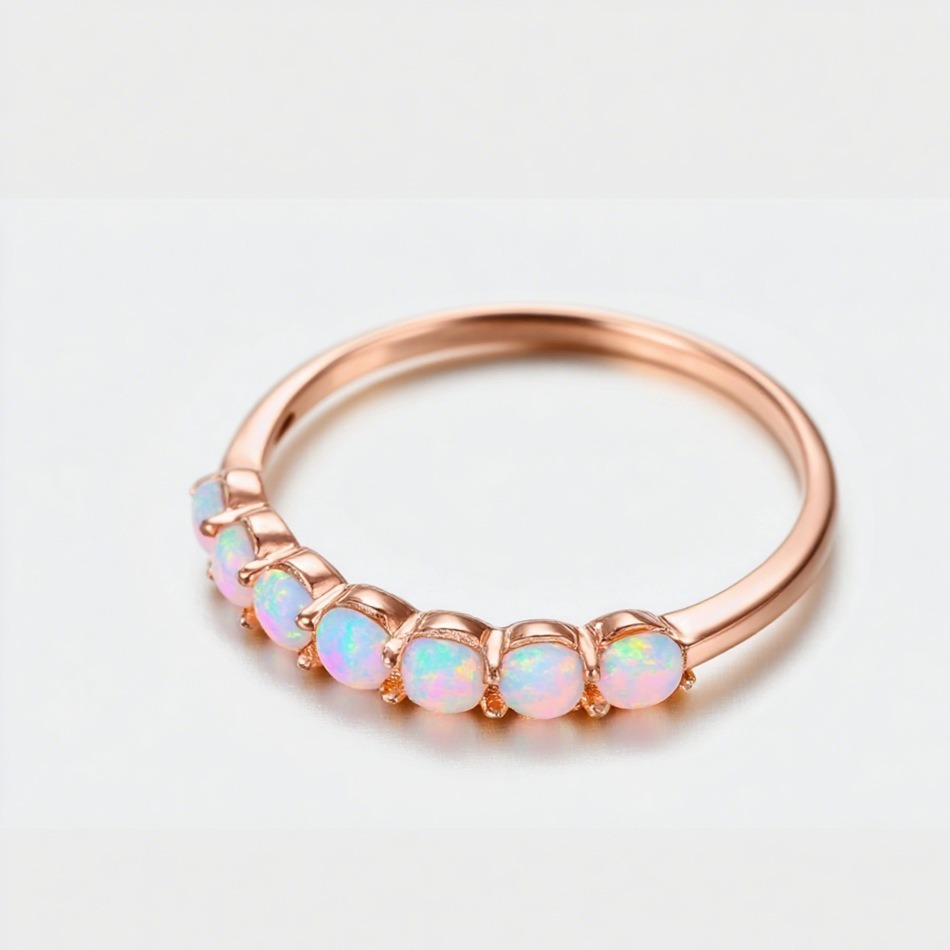 Choosing Myself Forever Pink Opal Promise Ring