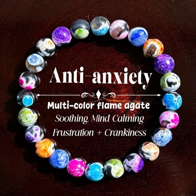 Crystal Energy Bracelet - Natural Gemstone Luck Bracelet European & American Niche Healing-Style Jewelry