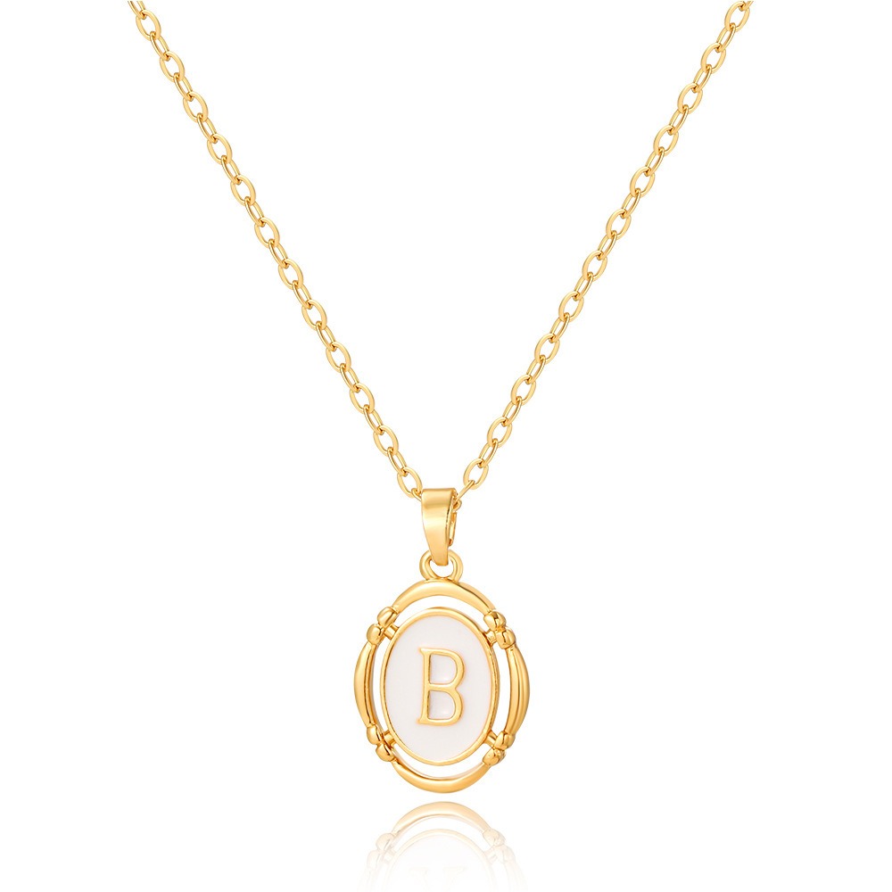 26 Letters Initial Necklace | Personalized Alphabet Pendant Chain