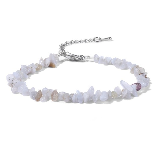 Natural Crystal Chip Adjustable Bracelets