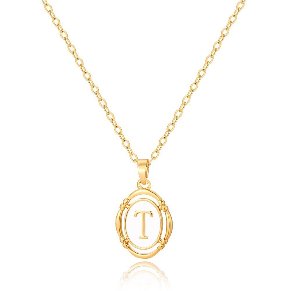 26 Letters Initial Necklace | Personalized Alphabet Pendant Chain