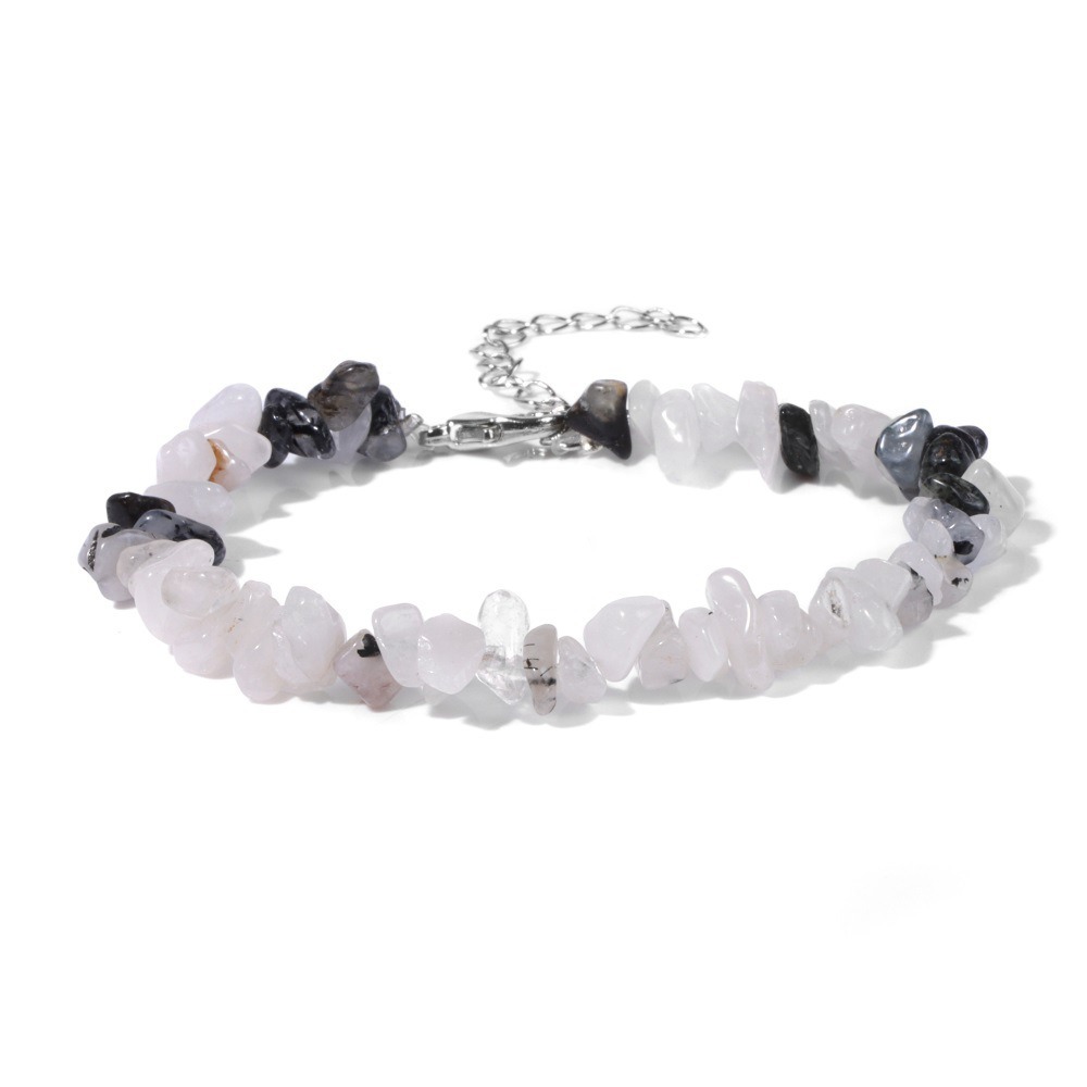 Natural Crystal Chip Adjustable Bracelets