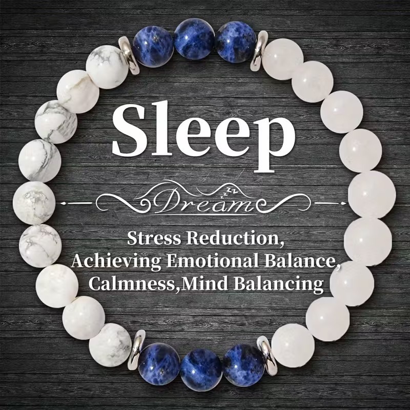 Crystal Energy Bracelet - Natural Gemstone Luck Bracelet European & American Niche Healing-Style Jewelry