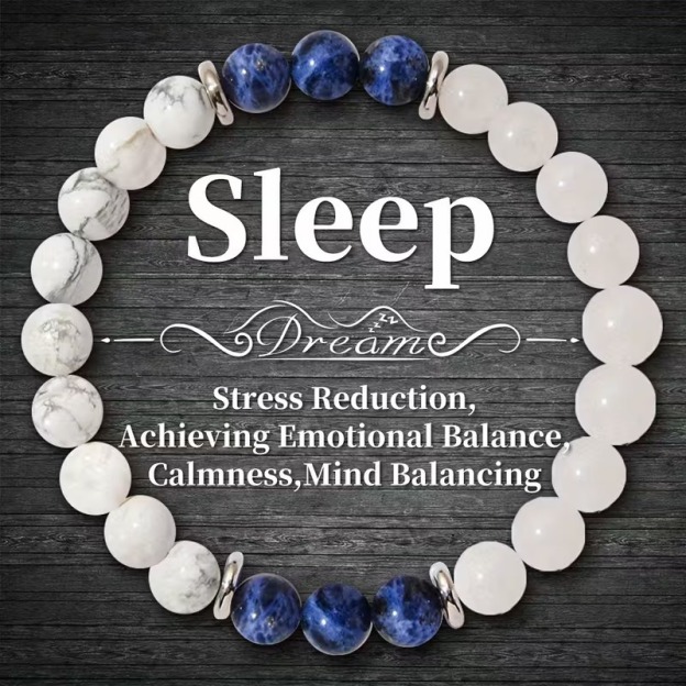 Crystal Energy Bracelet - Natural Gemstone Luck Bracelet European & American Niche Healing-Style Jewelry