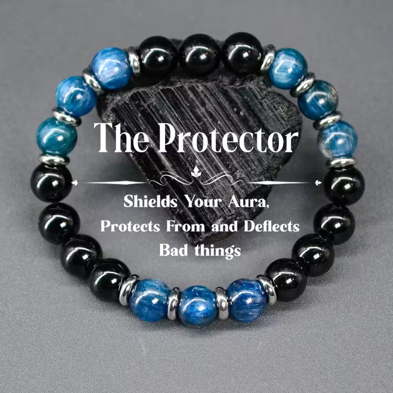 Crystal Energy Bracelet - Natural Gemstone Luck Bracelet European & American Niche Healing-Style Jewelry