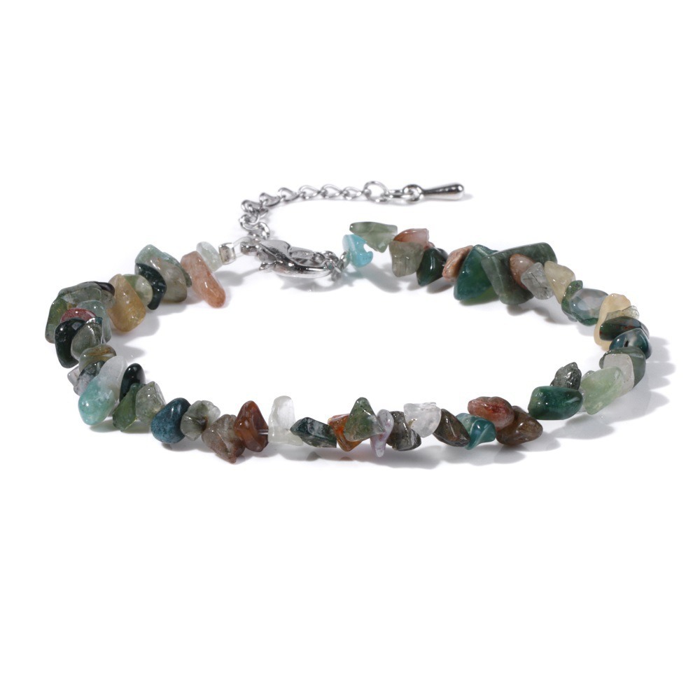 Natural Crystal Chip Adjustable Bracelets