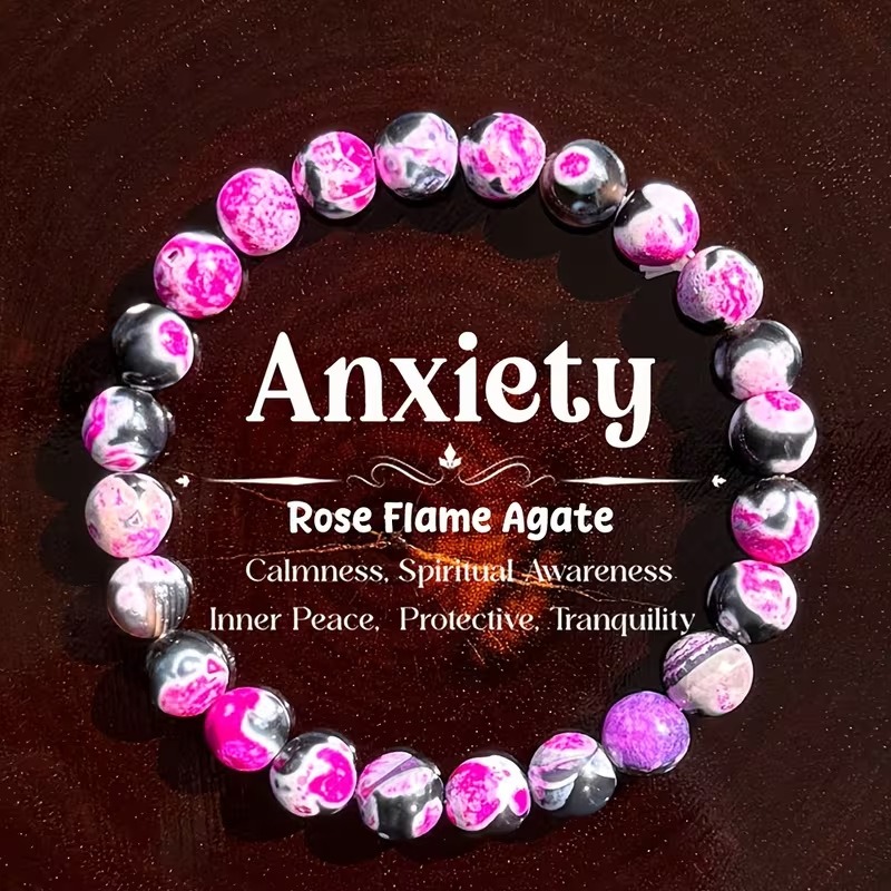 Crystal Energy Bracelet - Natural Gemstone Luck Bracelet European & American Niche Healing-Style Jewelry