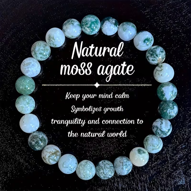 Crystal Energy Bracelet - Natural Gemstone Luck Bracelet European & American Niche Healing-Style Jewelry