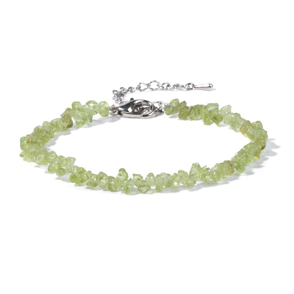 Natural Crystal Chip Adjustable Bracelets