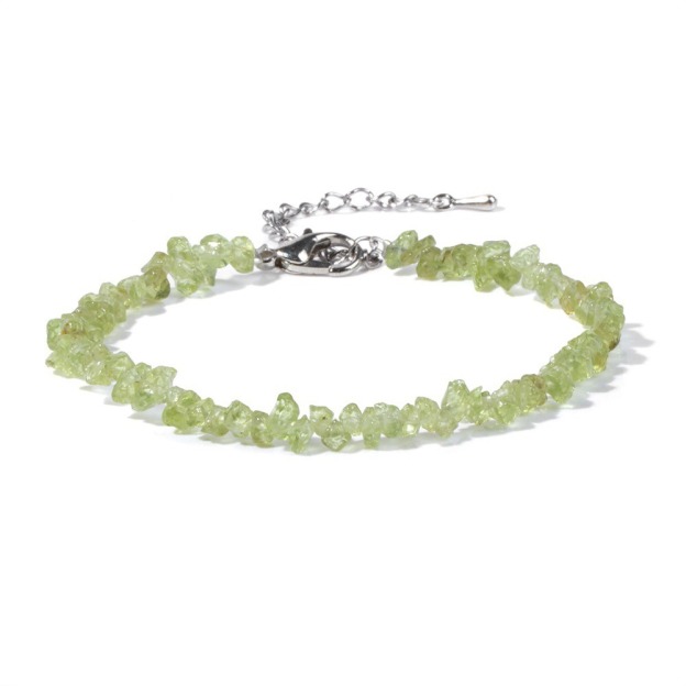 Natural Crystal Chip Adjustable Bracelets