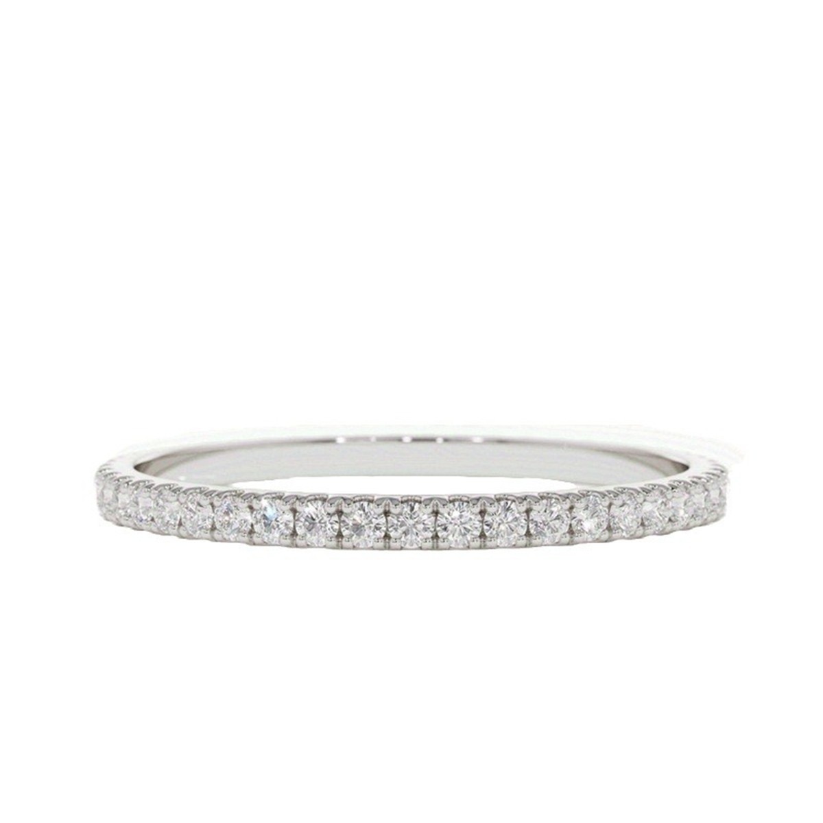 Delicate Diamond Band 18K Gold Pavé Ring｜Classic/Twisted Dual Styles for Daily Elegance