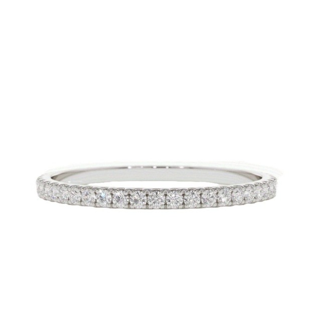 Delicate Diamond Band 18K Gold Pavé Ring｜Classic/Twisted Dual Styles for Daily Elegance