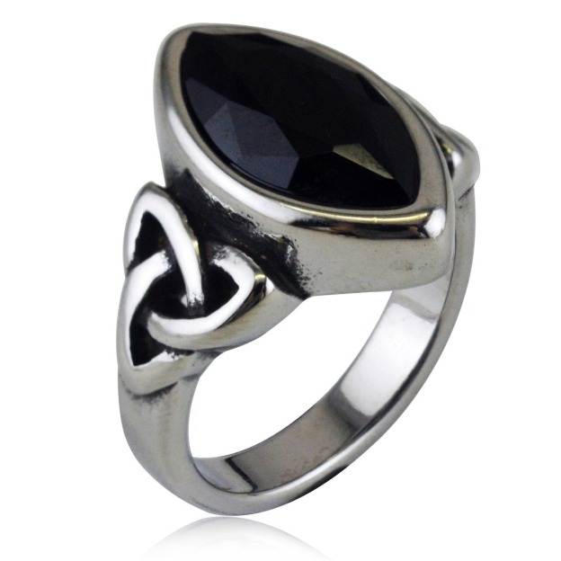 Celtic Knot Legacy Vintage Marquise Gem Ring