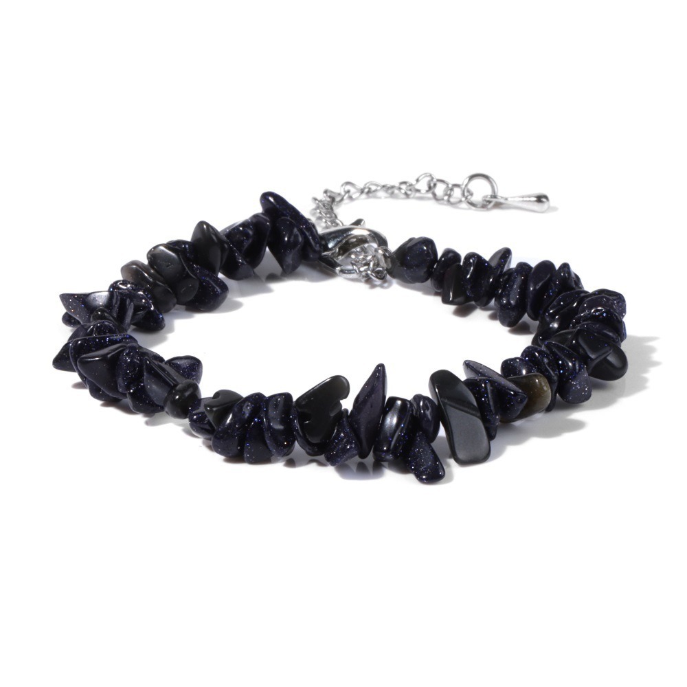 Natural Crystal Chip Adjustable Bracelets
