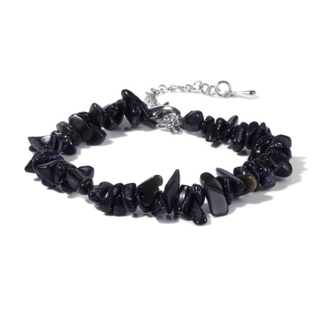 Natural Crystal Chip Adjustable Bracelets