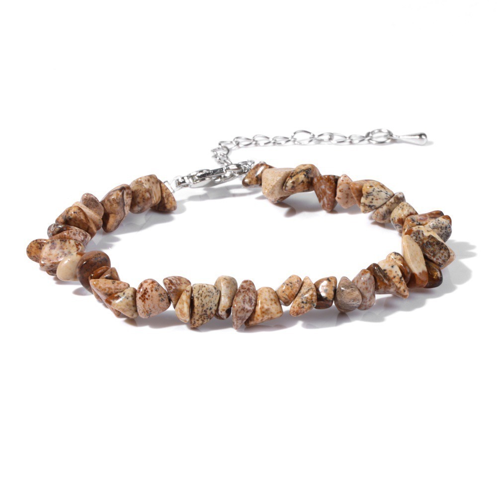 Natural Crystal Chip Adjustable Bracelets