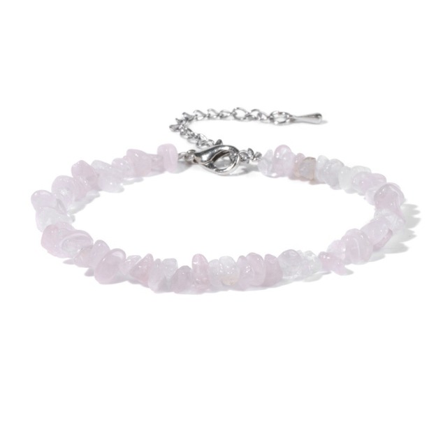Natural Crystal Chip Adjustable Bracelets