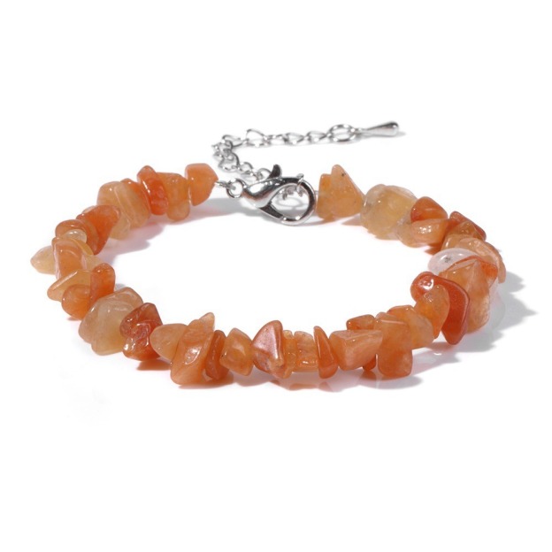 Natural Crystal Chip Adjustable Bracelets