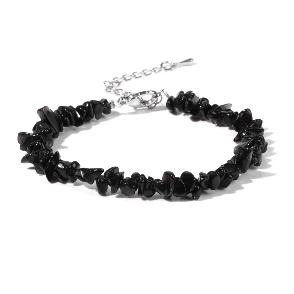 Natural Crystal Chip Adjustable Bracelets
