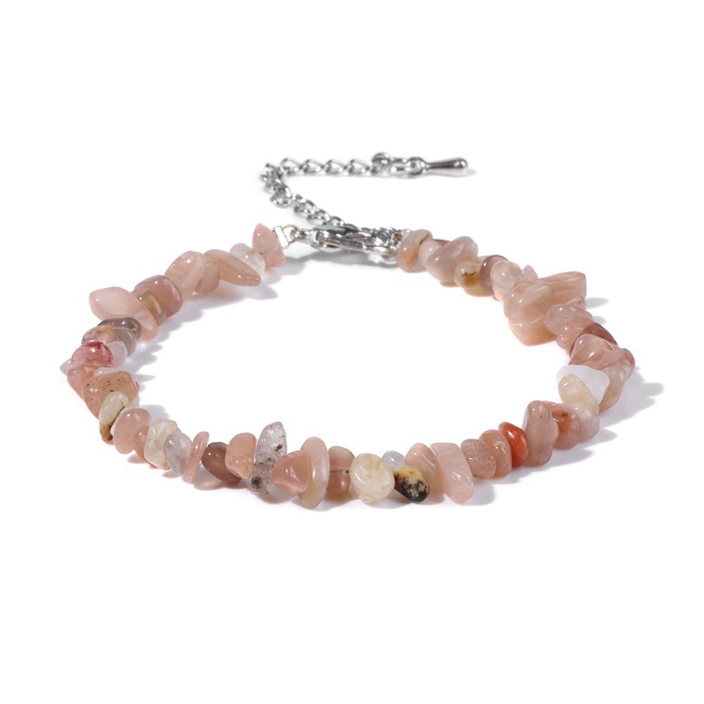 Natural Crystal Chip Adjustable Bracelets