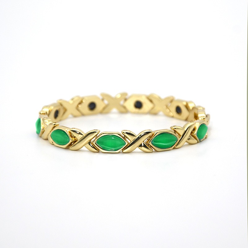 Copper Magnetic Therapy Cat's Eye Bracelet