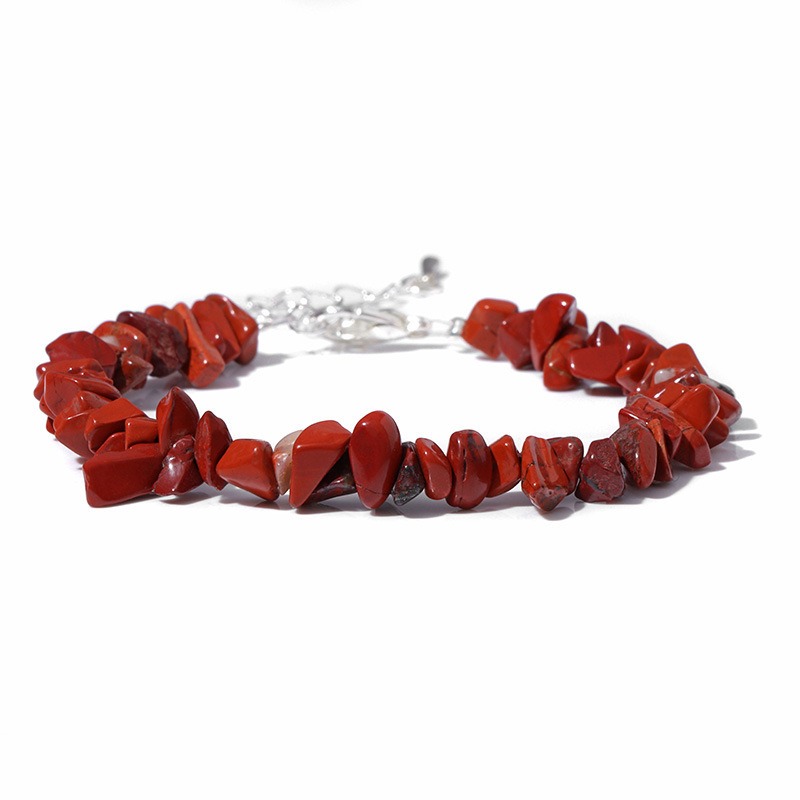 Natural Crystal Chip Adjustable Bracelets