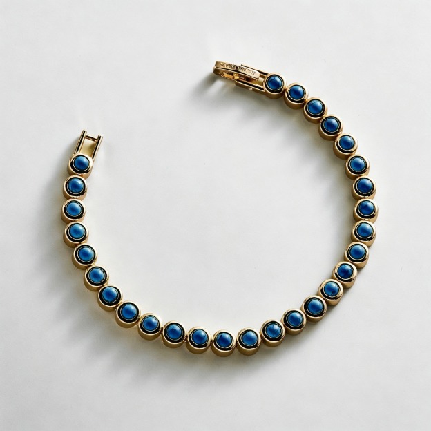 Eternal Radiance 14K Gold Plated Bezel-Set Gemstone Bracelet