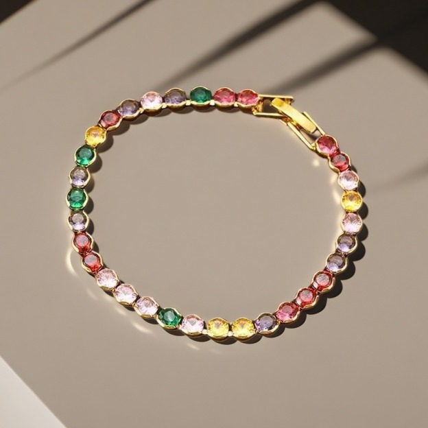 「Timeless Classic」Solitaire Tennis Bracelet