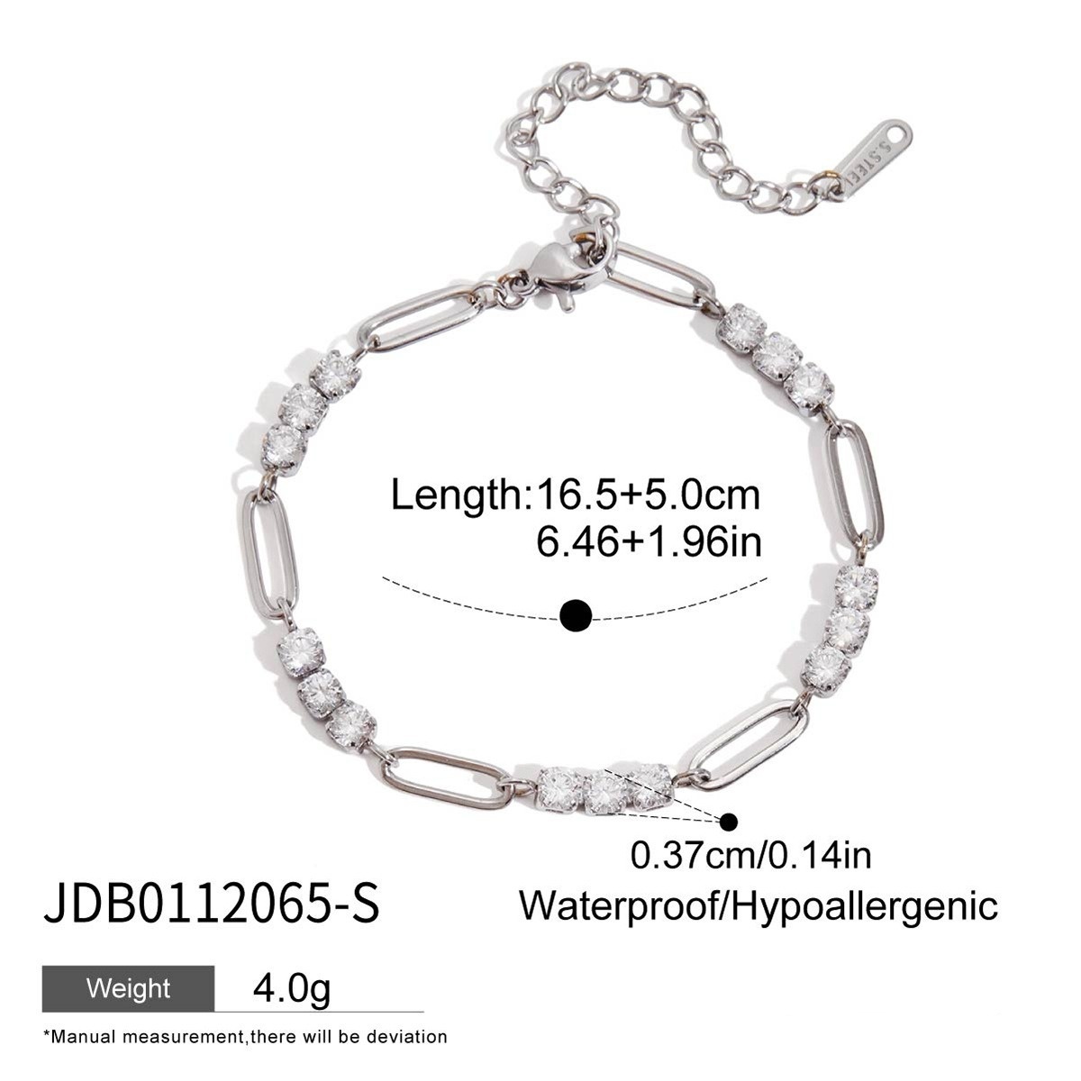 Choosing Myself Round Diamond Bracelet