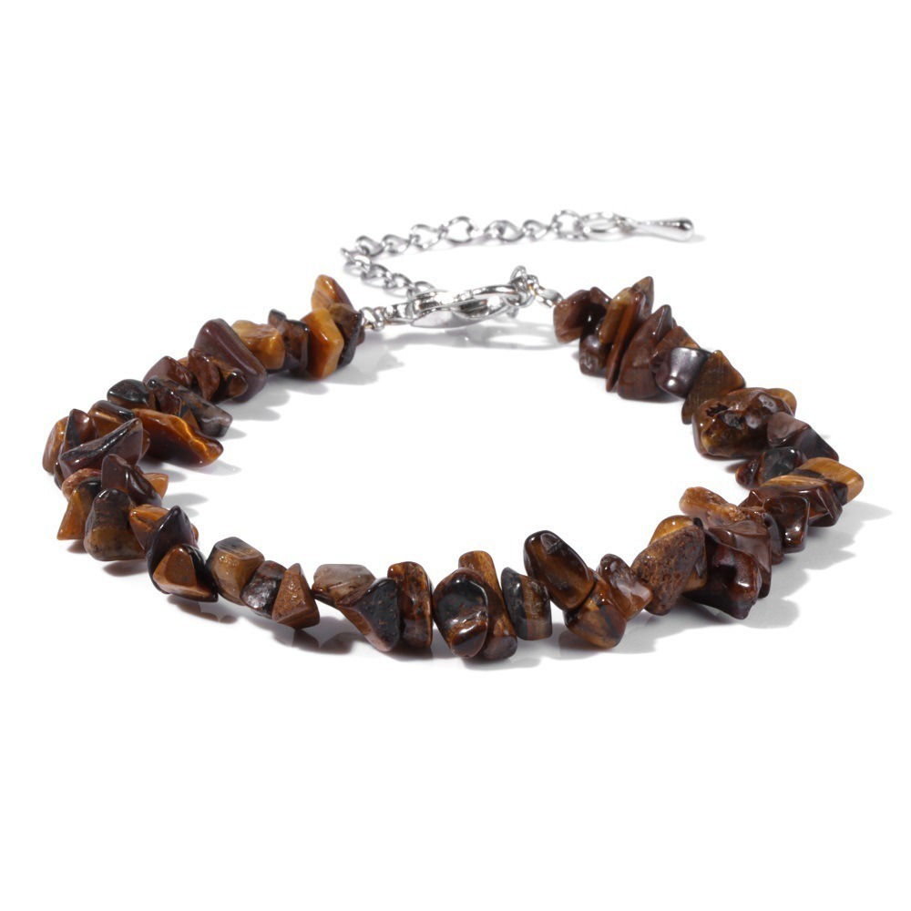 Natural Crystal Chip Adjustable Bracelets