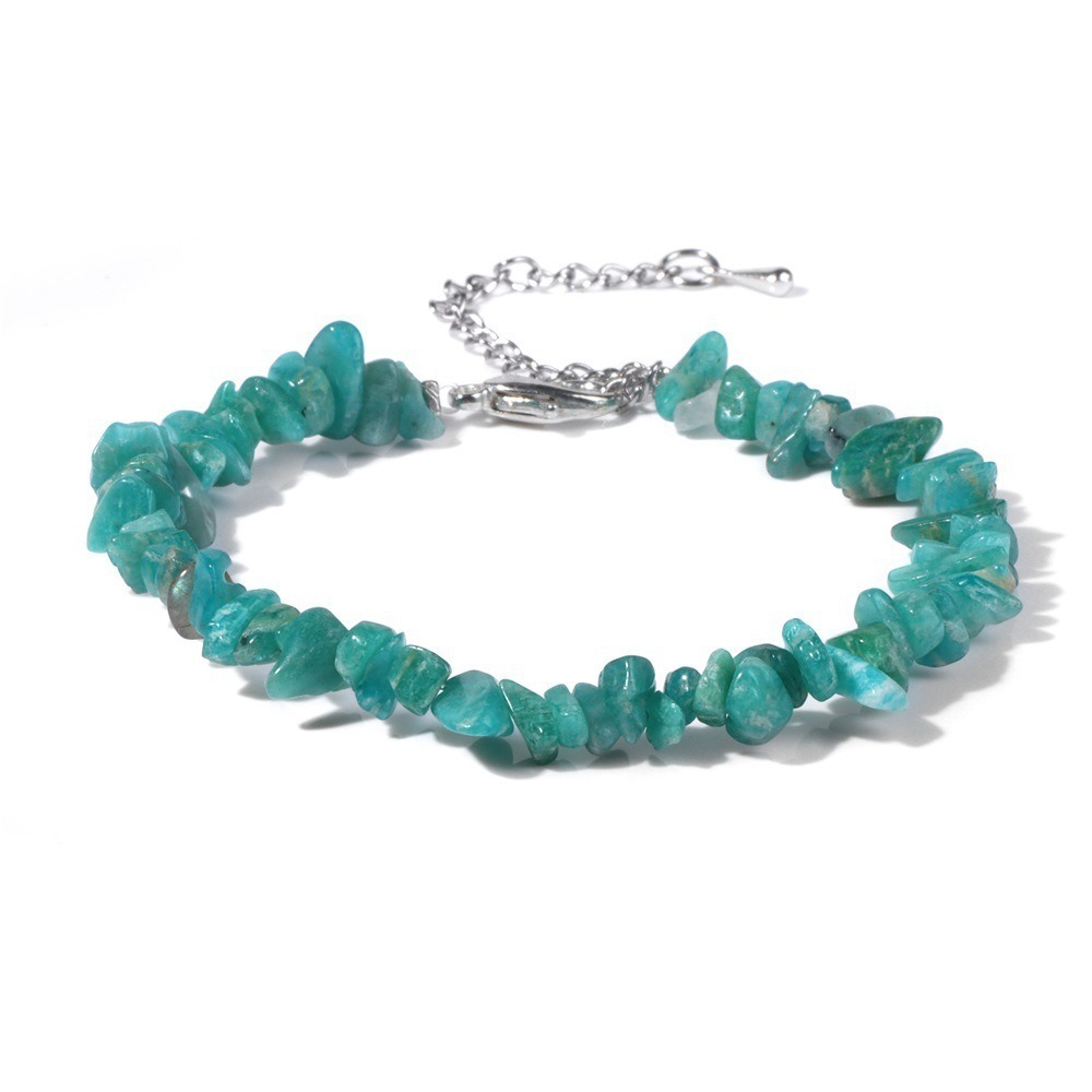 Natural Crystal Chip Adjustable Bracelets