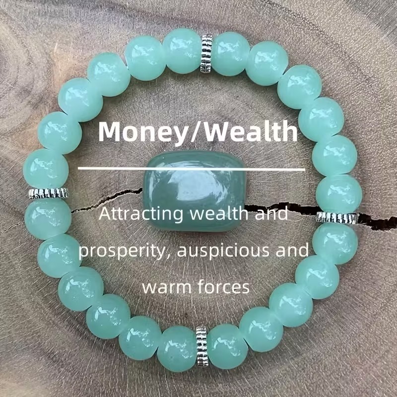 Crystal Energy Bracelet - Natural Gemstone Luck Bracelet European & American Niche Healing-Style Jewelry