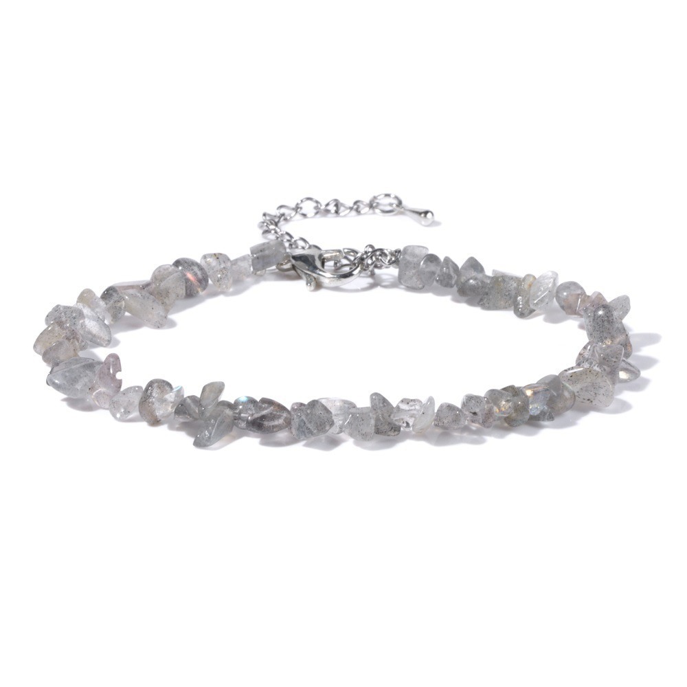Natural Crystal Chip Adjustable Bracelets