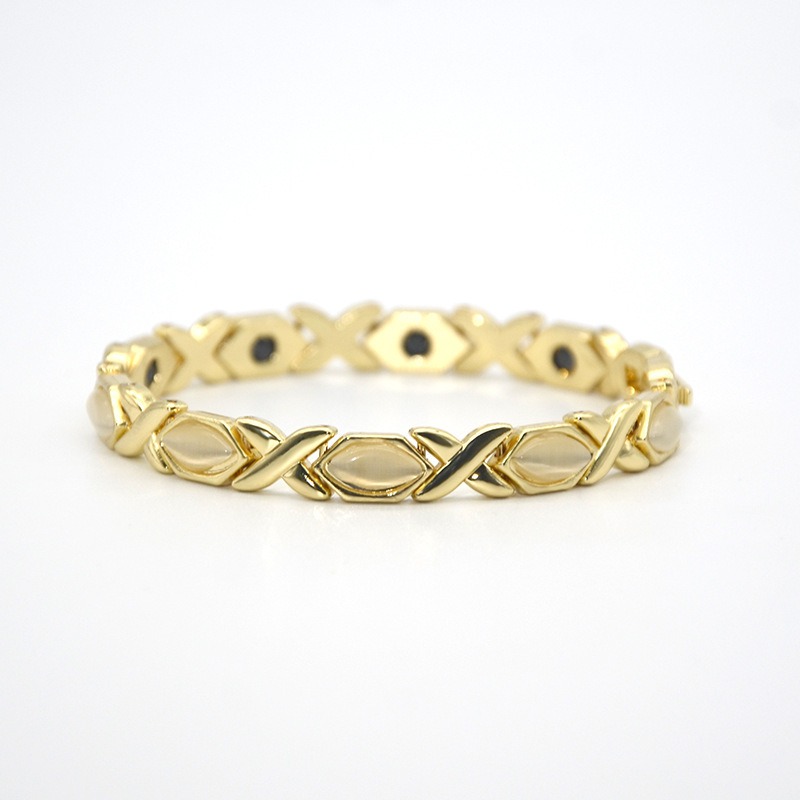Copper Magnetic Therapy Cat's Eye Bracelet
