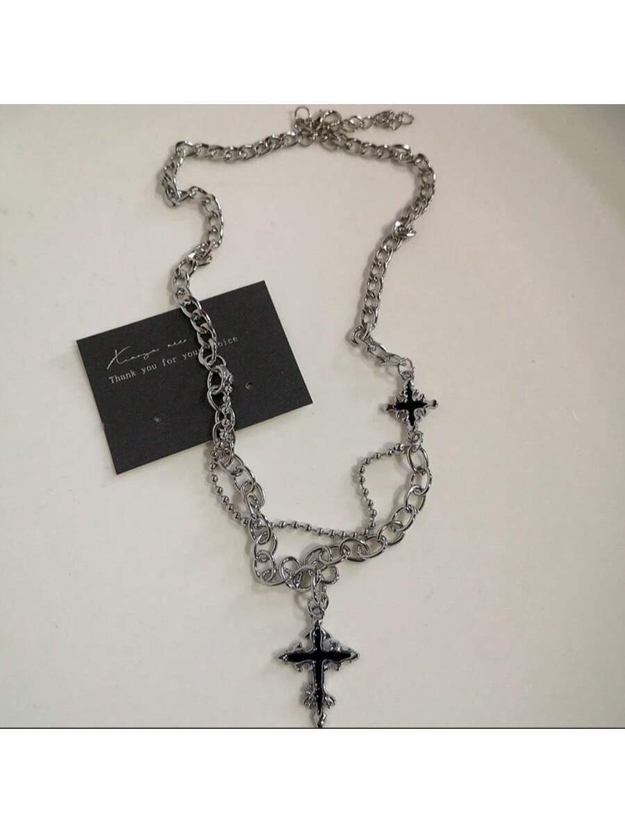 Dark Wave Starburst Vintage Gothic Necklace 6-Piece Set