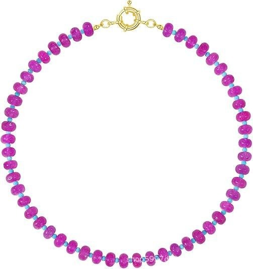 Prismatic Dream Natural Stone Gradient Rainbow Necklace