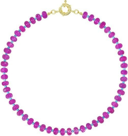 Prismatic Dream Natural Stone Gradient Rainbow Necklace