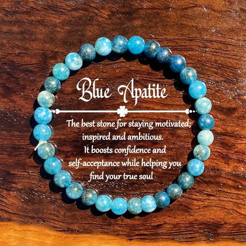 Crystal Energy Bracelet - Natural Gemstone Luck Bracelet European & American Niche Healing-Style Jewelry