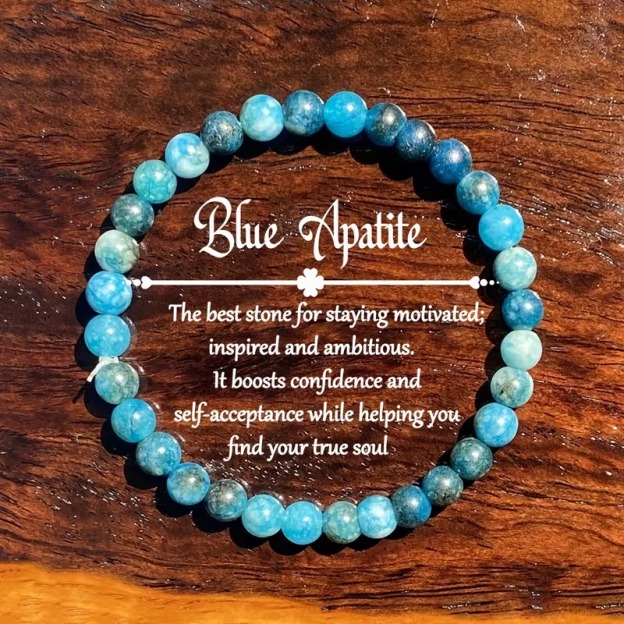 Crystal Energy Bracelet - Natural Gemstone Luck Bracelet European & American Niche Healing-Style Jewelry