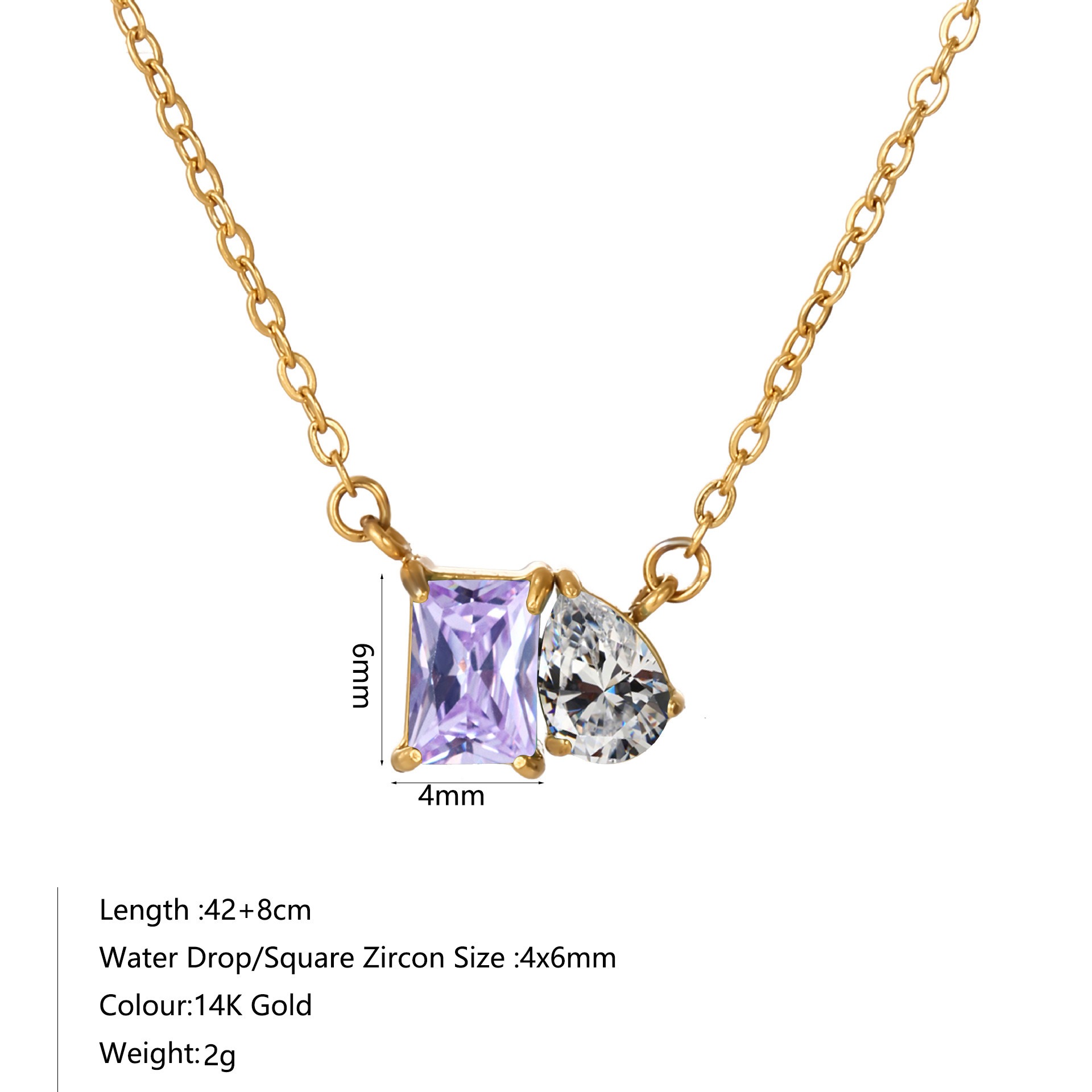 Dual Soul Bond Custom 18K Gold Dual Birthstone Necklace Timeless Keepsake of Heartfelt Connection