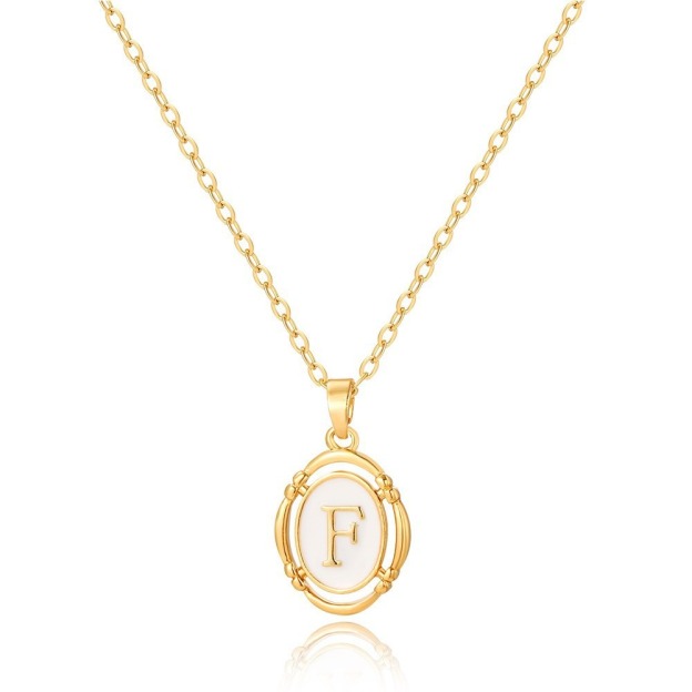 26 Letters Initial Necklace | Personalized Alphabet Pendant Chain